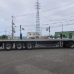 平床トレーラ　3軸　
リフトアクアスル　未登録