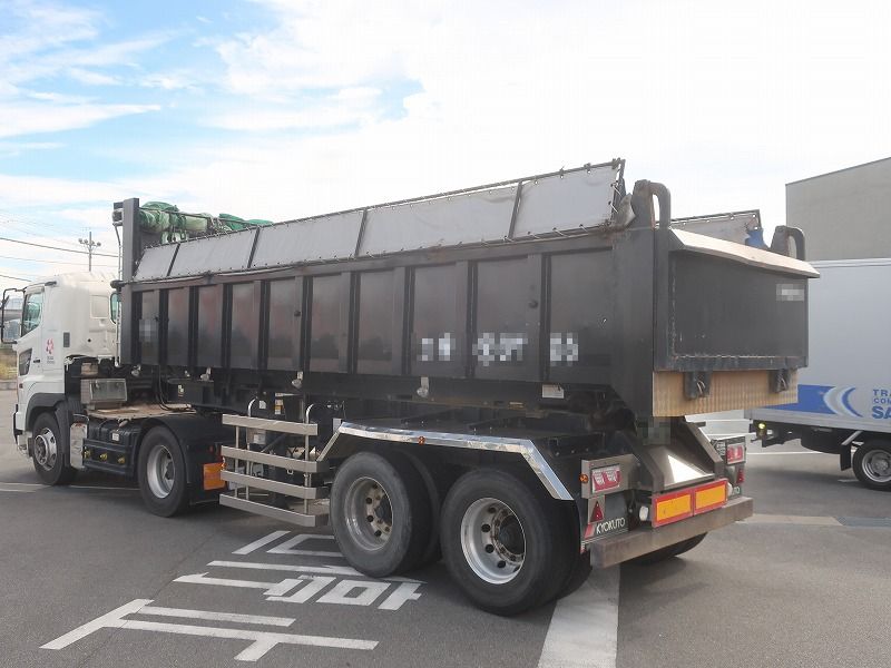 ダンプトレーラ　2軸