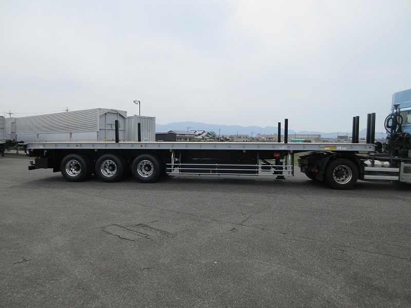 平床トレーラ　3軸
リフトアクスル　未使用車