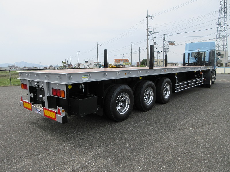 平床トレーラ　3軸
リフトアクスル　未使用車
