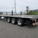 平床トレーラ　3軸
リフトアクスル　未使用車