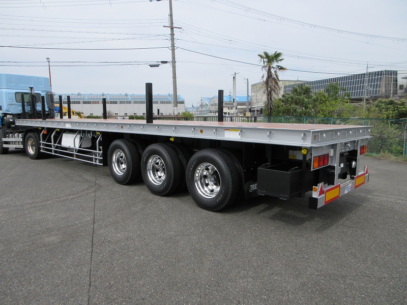 平床トレーラ　3軸
リフトアクスル　未使用車