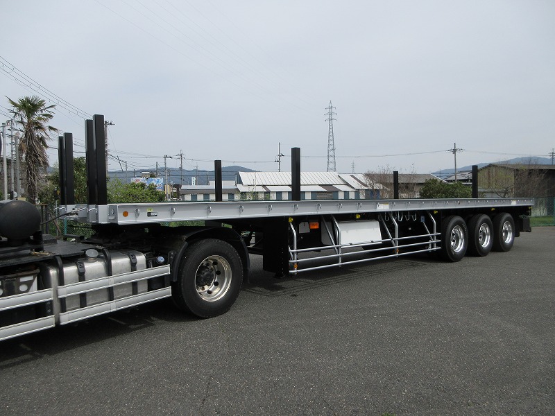 平床トレーラ　3軸
リフトアクスル　未使用車