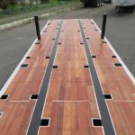 平床トレーラ　3軸
リフトアクスル　未使用車