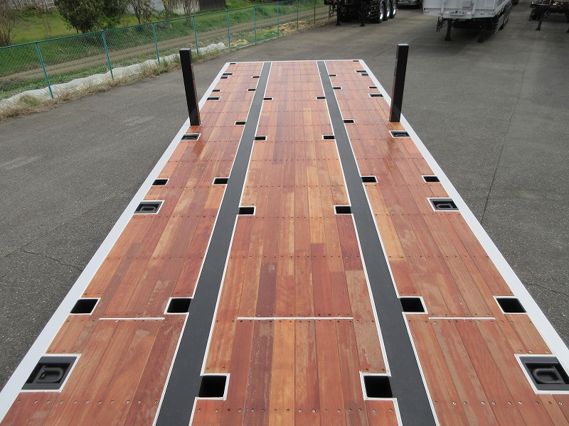 平床トレーラ　3軸
リフトアクスル　未使用車