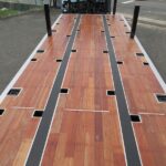 平床トレーラ　3軸
リフトアクスル　未使用車